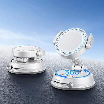 360° Adjustable Clip-On Car Magnetic Phone Holder