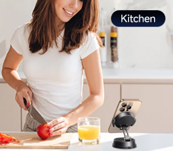 360° Adjustable Clip-On Car Magnetic Phone Holder