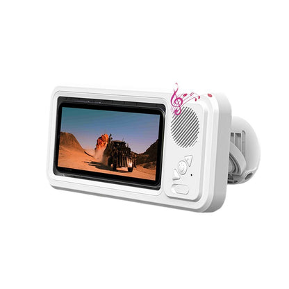 Waterproof Shower Phone Holder with Bluetooth Speaker