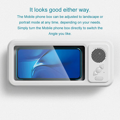 Waterproof Shower Phone Holder with Bluetooth Speaker