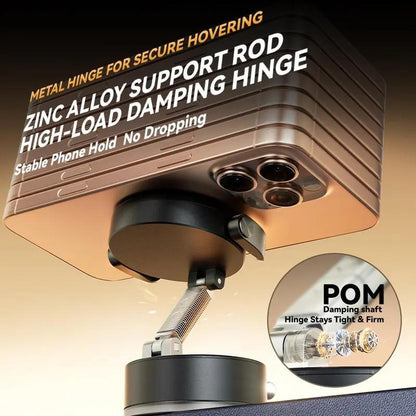 360° Adjustable Clip-On Car Magnetic Phone Holder